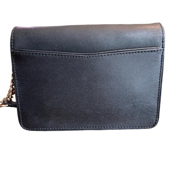 Kate Spade Neve Black Leather Crossbody Bag – Silver Hardware, Card Slots - Picture 4 of 11